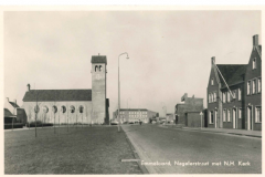 Emmeloord - Nagelerstraat met NH Kerk